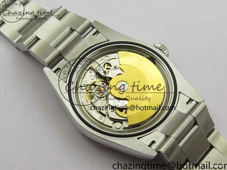 Blue 36mm Perpetual Dial Edition BP Best Bracelet 126000 Dark Oyster on SS 0412